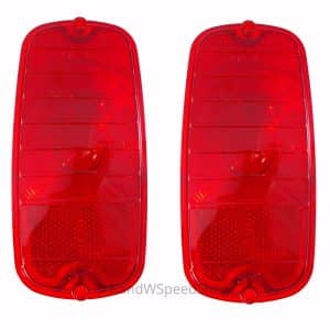 (Pair) Tail Light Lenses for 1960-1966 Chevy/GMC Fleetside Pickup Truck - GoodSpeedUSA