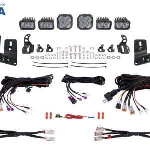 Diode Dynamics White Pro Fog Pocket Kit For 2021-25 Ford Bronco w/ Steel Bumper - GoodSpeedUSA