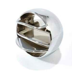 Single 67-72 Chevy GMC Truck Chrome A/C Vent Ball Air Conditioning Round - GoodSpeedUSA