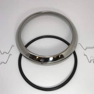 1947-1954 Chevrolet Pickup Truck Headlight Trim Ring, Rubber O Ring, & Clip Kit - GoodSpeedUSA
