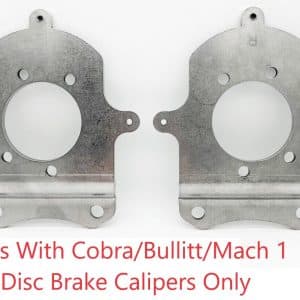 1979-1993 Mustang Rear Disc Brake Adapter Brackets 5 Lug For 94-04 Cobra Caliper - GoodSpeedUSA