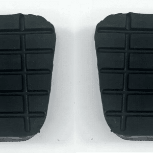Pair Brake Clutch Pedal Pads For 1960-1972 Chevy GMC Pickup Truck - Block Design - GoodSpeedUSA