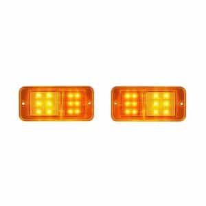 Pair Front Amber LED Side Marker Lights Lamps For 1968-1972 Chevy GMC Truck - GoodSpeedUSA