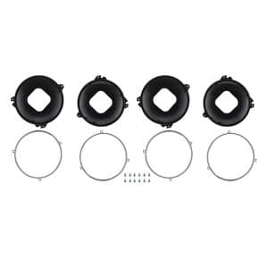 Headlight Mounting Bucket & Retaining Ring Set For 1967-1972 GMC Pickup Truck - GoodSpeedUSA