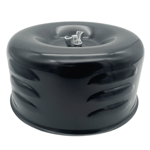 Black Louvered Air Cleaner Assembly 1 2 BBL Barrel Carburetor Hot Rod Rat Rod - GoodSpeedUSA