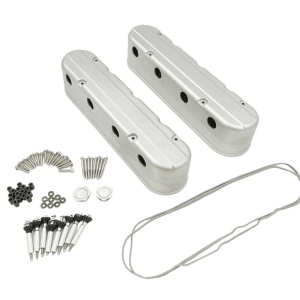 Smooth Cast Aluminum Valve Covers w/ Integrated Coil Cover For LS Engines - GoodSpeedUSA