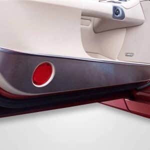 Pair Stainless Steel Inner Door Panel Guards for 2005-2013 C6 Corvette - GoodSpeedUSA