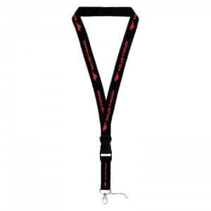 Universal Red Ford Mustang Logo On Black Keychain Lanyard (Licensed) - GoodSpeedUSA