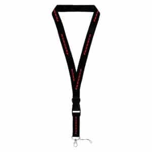 Universal Red Ford Bronco Logo On Black Keychain Lanyard (Licensed) - GoodSpeedUSA