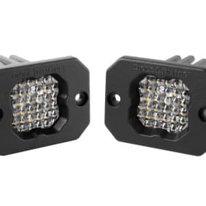 Diode Dynamics Stage Series C1R White Flood Flush Mount LED Pods Pair DD7427P - GoodSpeedUSA