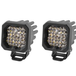 Diode Dynamics SSC1 White Pro Standard LED Pod (pair), Flood w/Red Backlight - GoodSpeedUSA