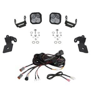 Diode Dynamics 2020+ Polaris RZR A-Pillar LED Pod Kit, SS3 Pro White Combo - GoodSpeedUSA