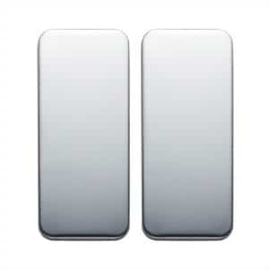 Pair Stainless Steel Sleeper Air Vent Door Covers For Peterbilt 359, 377 & 379 - GoodSpeedUSA